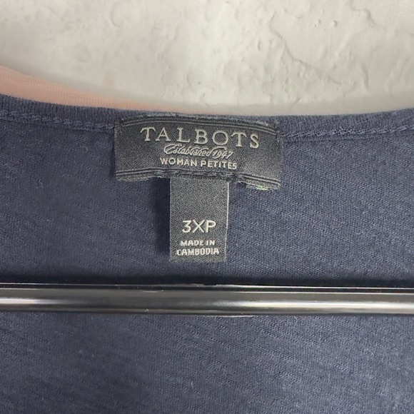 Talbots Shirt Bundle Womens 3XP Floral 2 Piece Lot Boho Cottagecore Artsy Casual - Picture 4 of 10